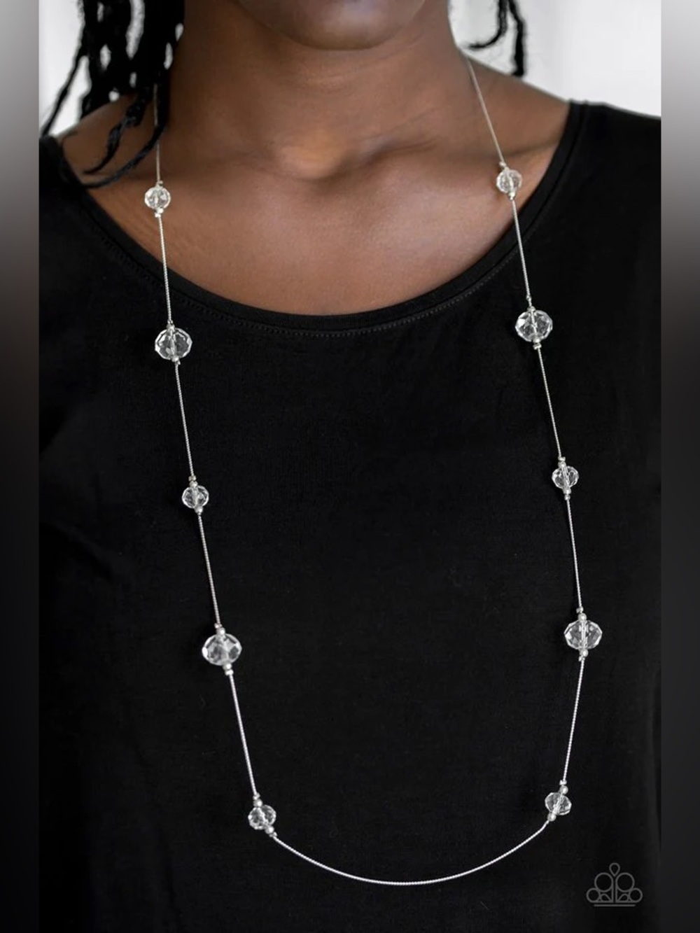 ❤️‍🔥5/$25❤️‍🔥 Champagne On The Rocks White Necklace